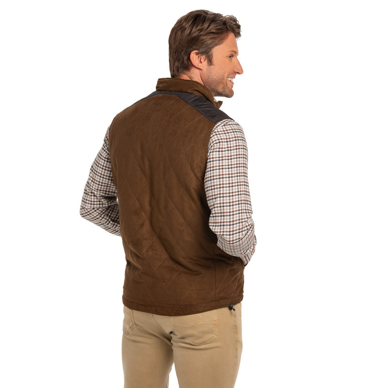 Madison Creek High Point Nylon & Microsuede Reversible Brown and Black Vest