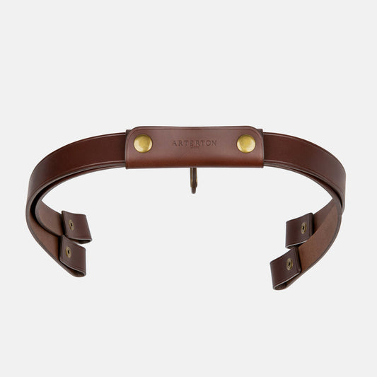 Bridle Leather Travel Handle-Saddlery Brown