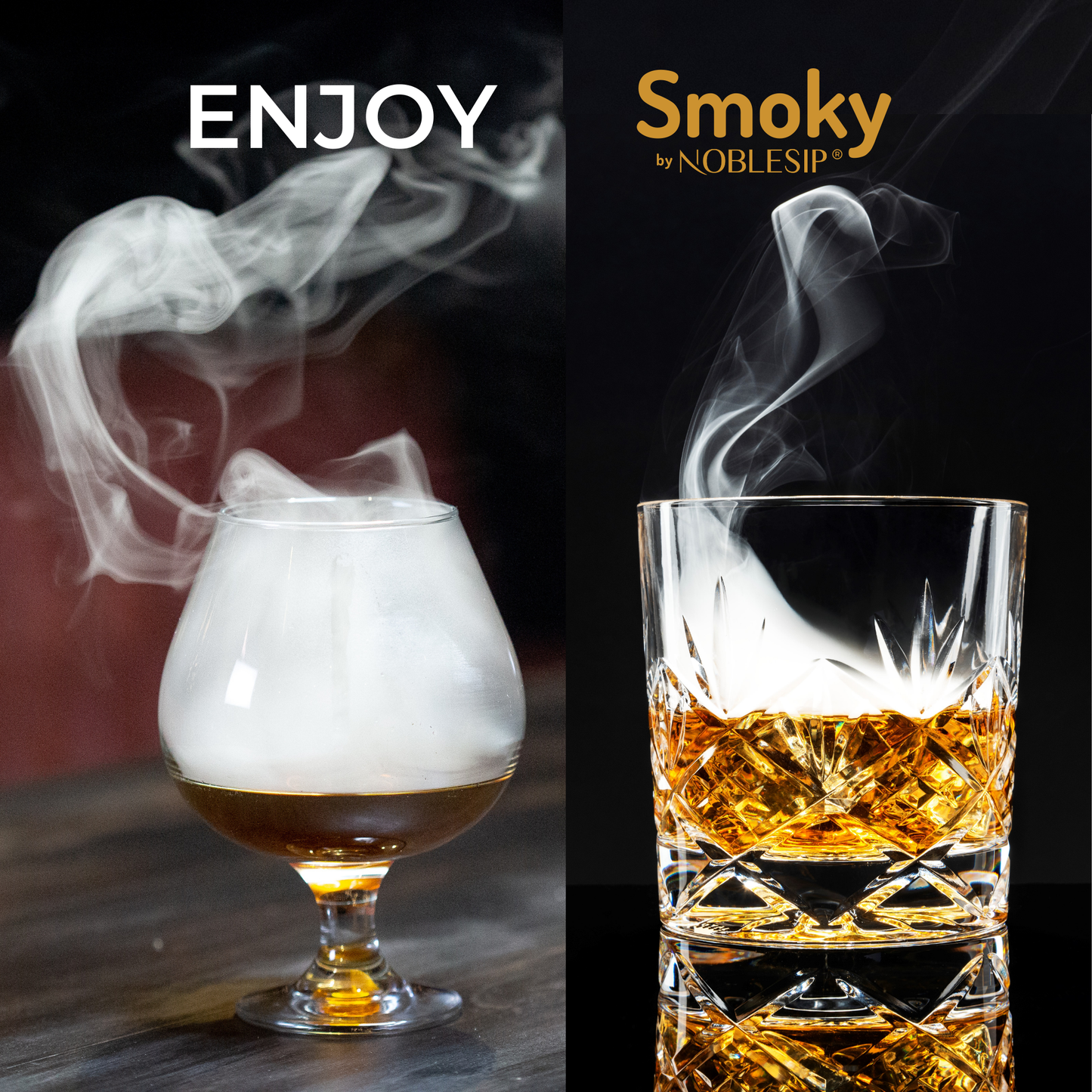 NOBLESIP Cocktail Smoker Kit, Premium Home Bar Gift Set