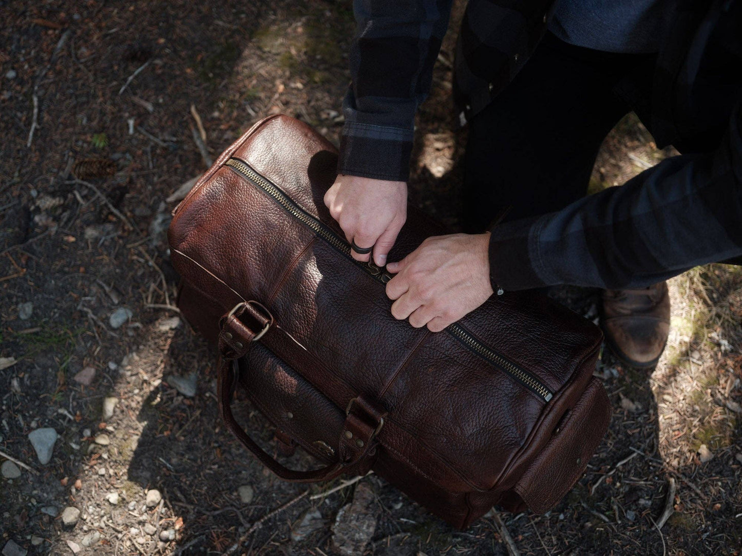 Kodiak Leather 60L Chugach Duffel