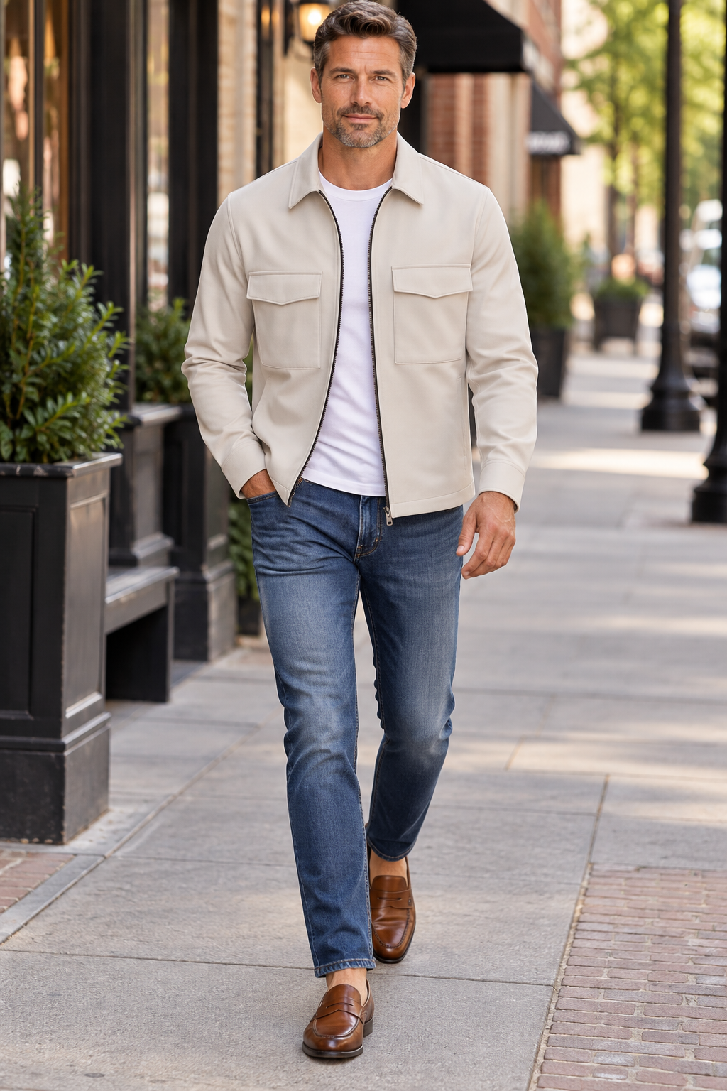 Danini Light Grey Shacket