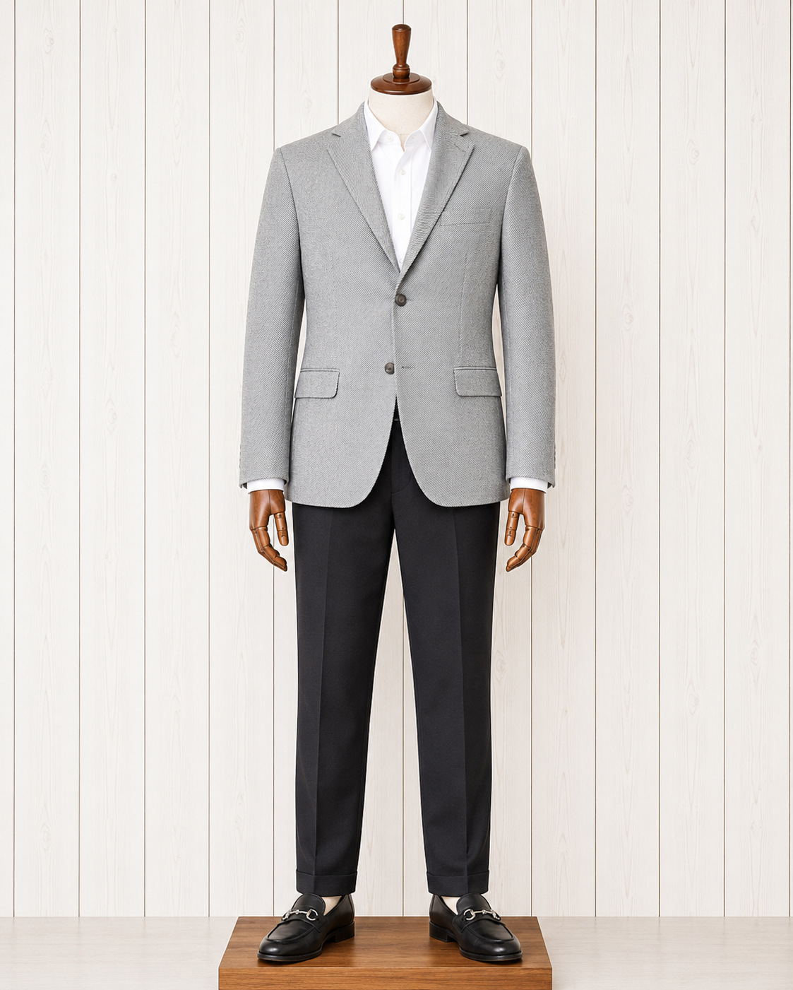 Scabal Light Grey Twill Sport Coat on sale