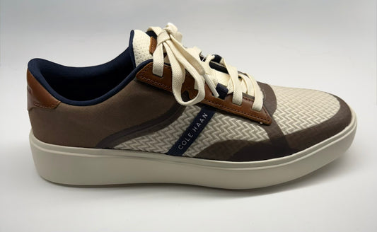 Cole Haan Grand CC Winner Ivory/British Tan Leather Sneaker
