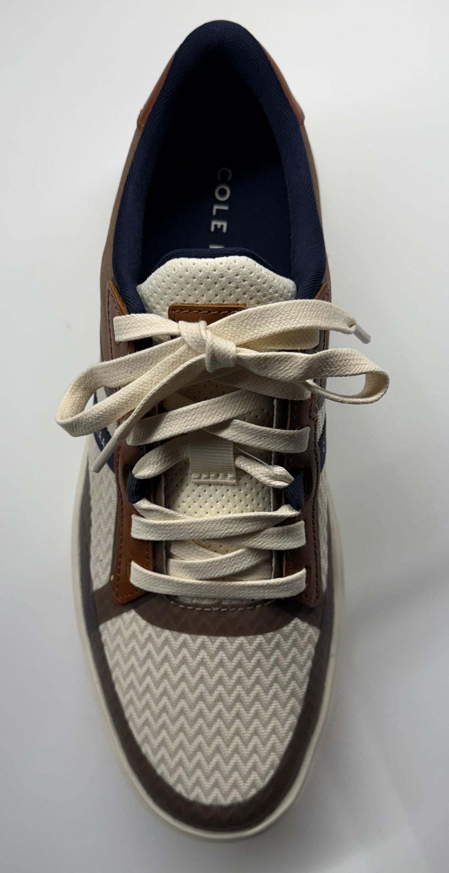 Cole Haan Grand CC Winner Ivory/British Tan Leather Sneaker