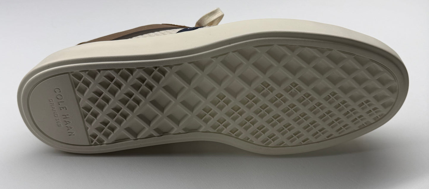 Cole Haan Grand CC Winner Ivory/British Tan Leather Sneaker