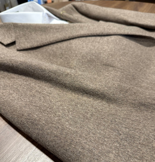 Giles and Jasper 100% Cashmere Heathered Brown Sport Coat