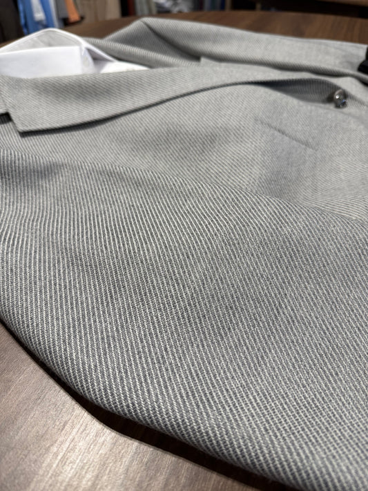 Scabal Light Grey Twill Sport Coat on sale
