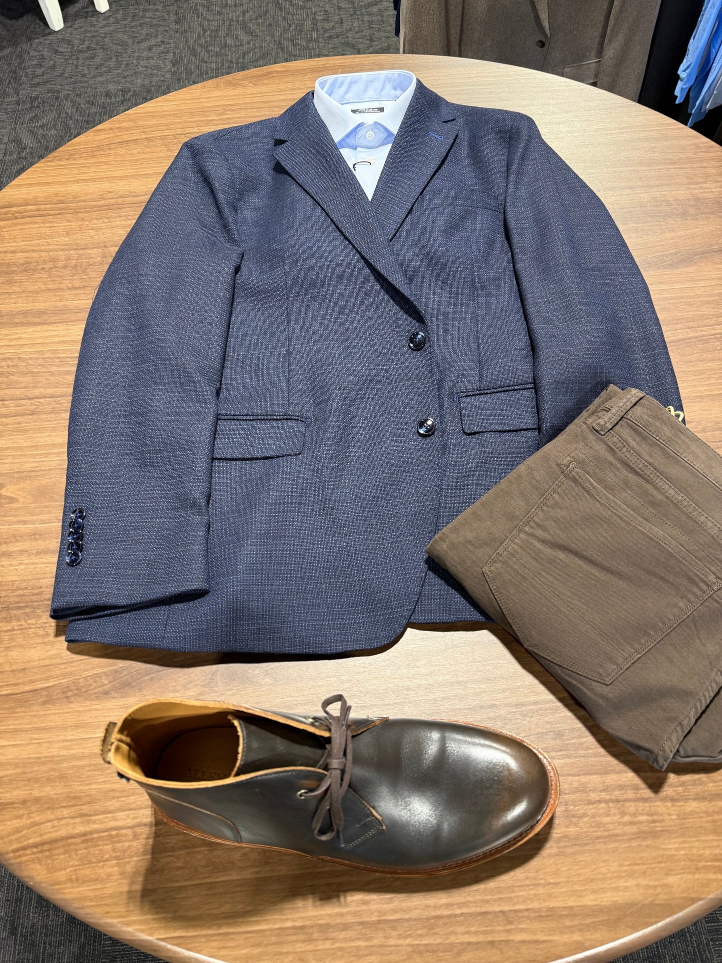 7 Downie Street Willis Navy Multi Sport Coat