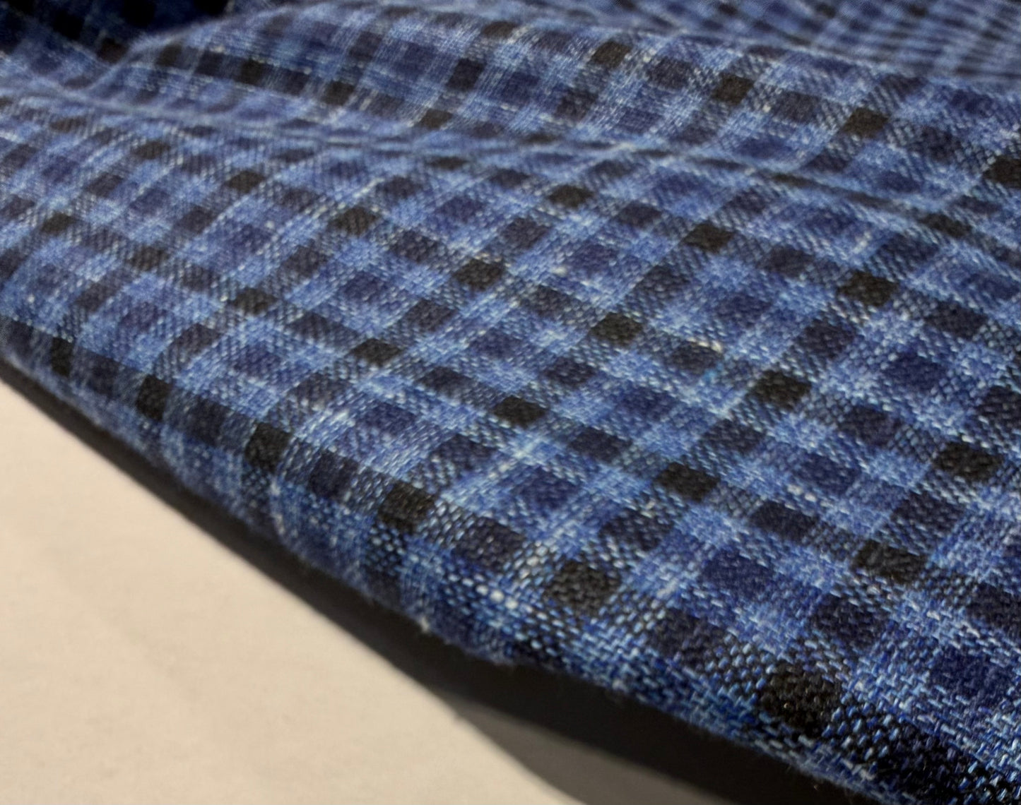 TG Signature Series Blue and Black Check Sport Coat