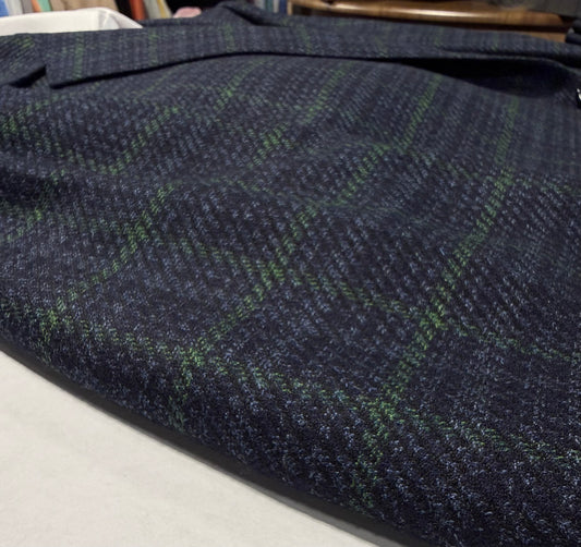 TG Signature Series Navy and Green Plaid Sport Coat on sale