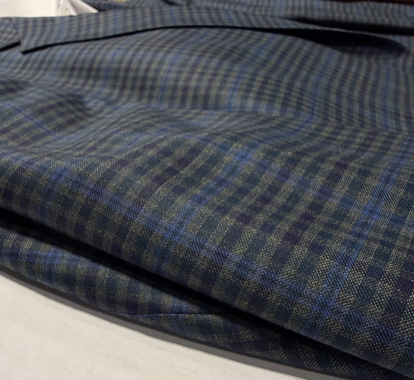 TG Signature Series Green and Navy Check Sport Coat