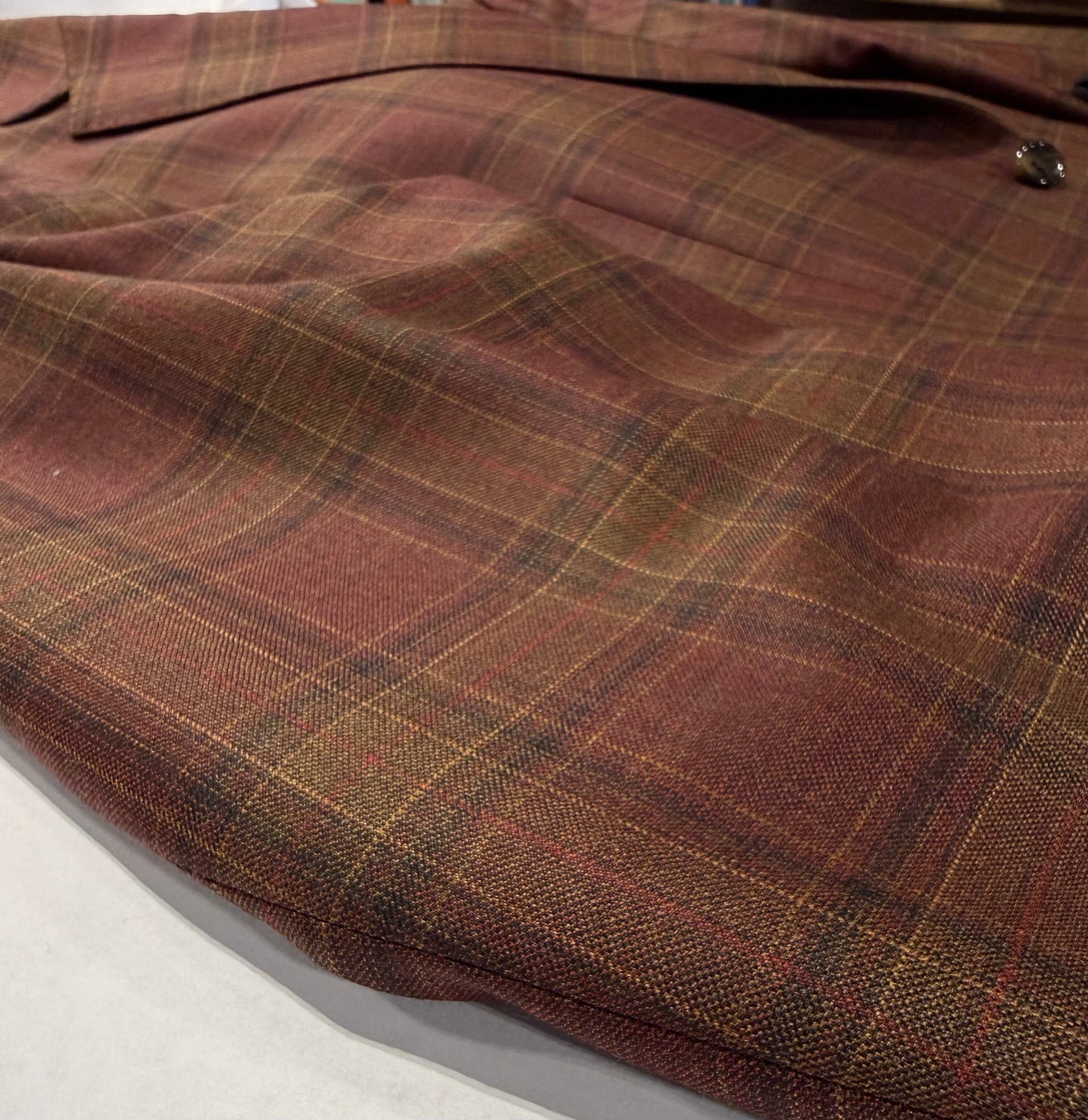 TG Signature Series Rust/Orange/Red/Black Plaid Sport Coat on sale