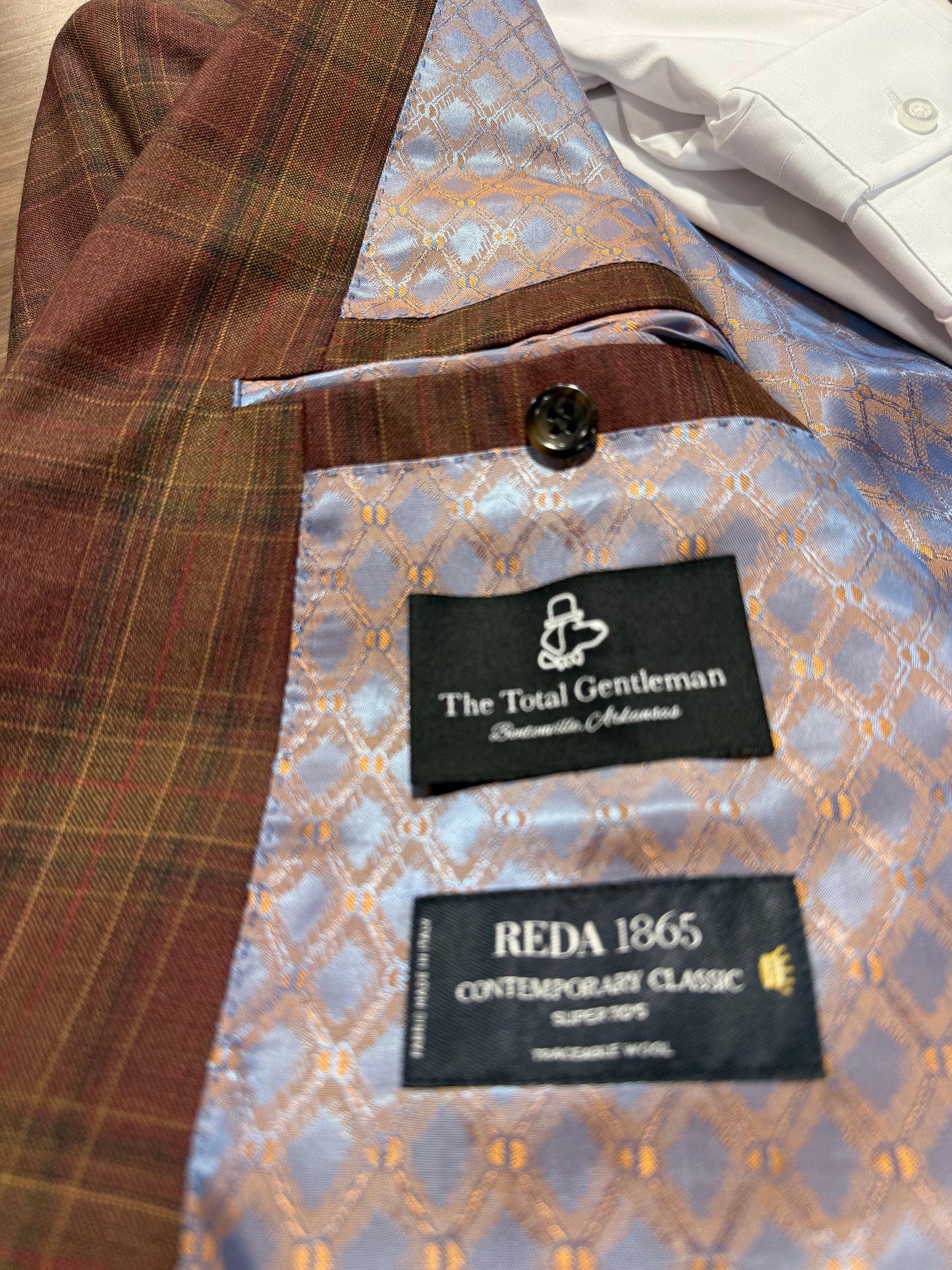 TG Signature Series Rust/Orange/Red/Black Plaid Sport Coat on sale