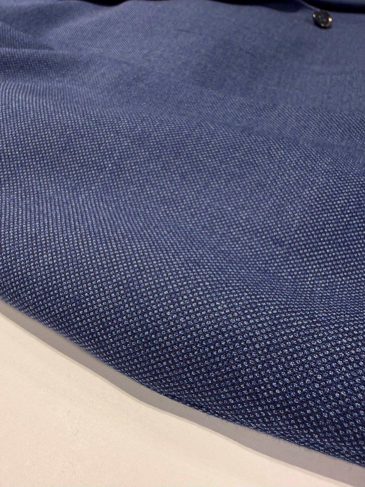 Renoir Blue Birdseye Classic Fit Notch Lapel Suit Suit