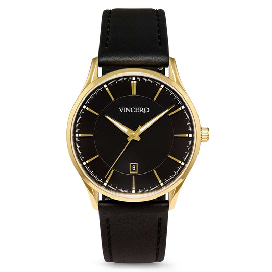 Vincero The Kairos II - Gold Onyx Watch