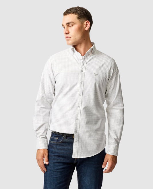 Rodd and Gunn Pebble Check Oxford Button Down Shirt