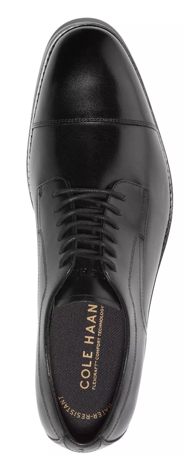 Cole Haan Harmon Black Grand Captoe Oxford Shoe