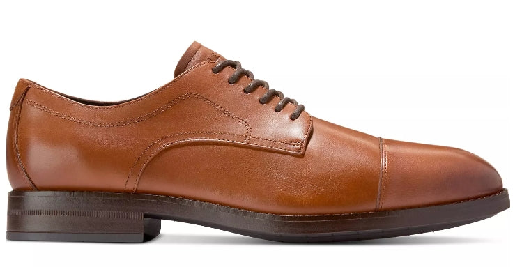 Cole Haan Harmon British Tan Grand Captoe Shoe