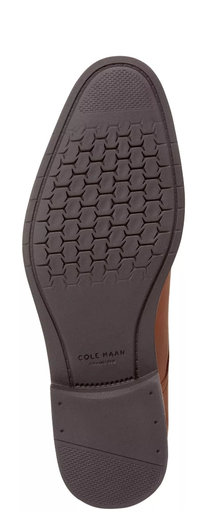Cole Haan Harmon British Tan Grand Captoe Shoe