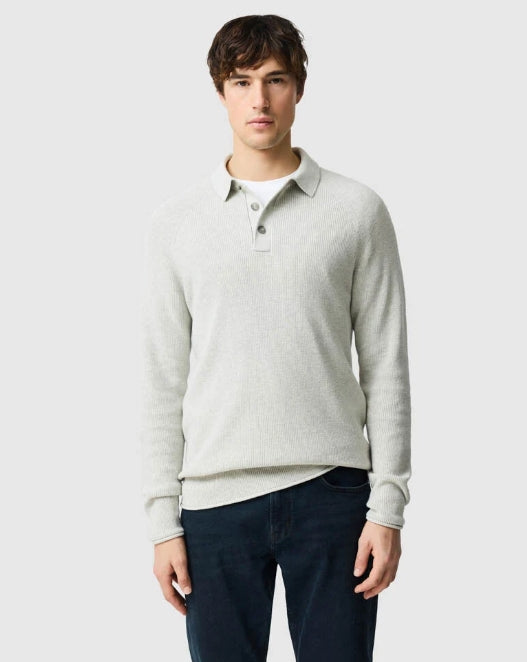 Rodd and Gunn Eastern Bush Grey Marble Long Sleeve Knit