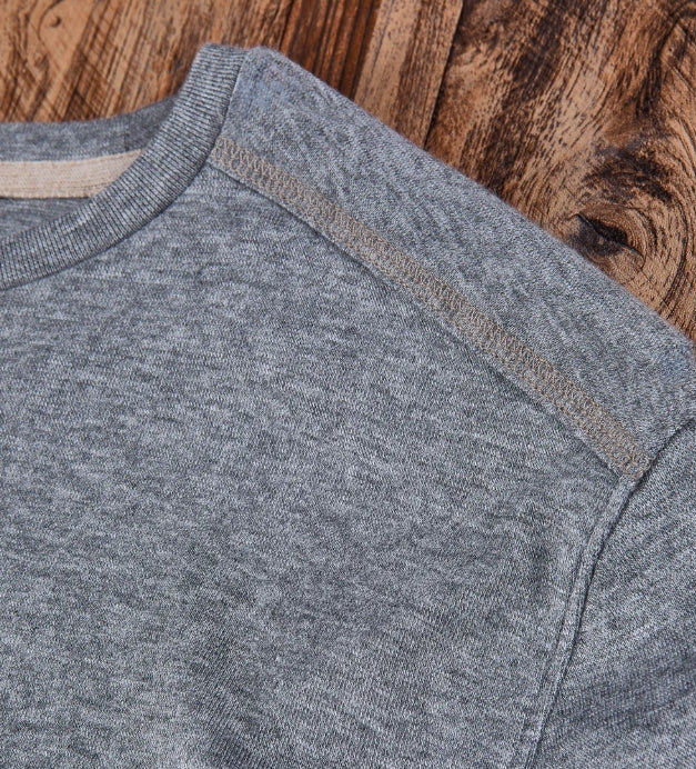 Nicoby Grey Melange Long Sleeve Shirt