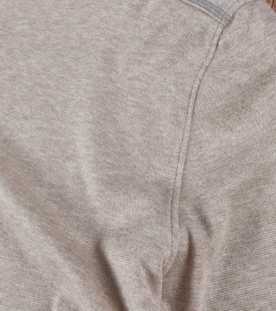 Nicoby Oatmeal Melange Long Sleeve Shirt