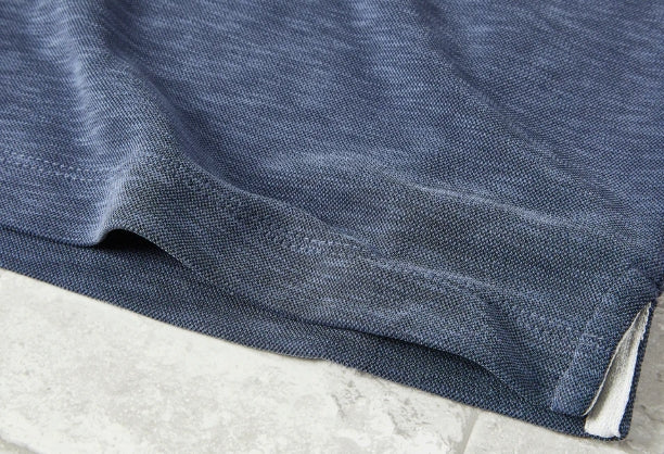 Nicoby Short Sleeve Slub Polynosic Polo on clearance