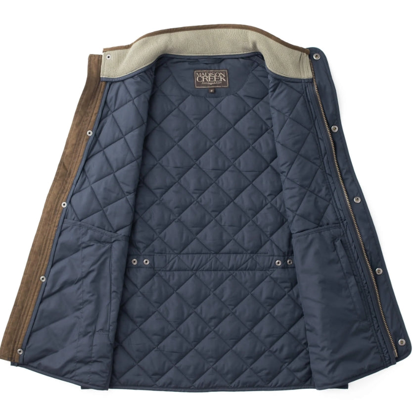 Madison Creek Navy Greenville Diamond Quilted Nylon Vest