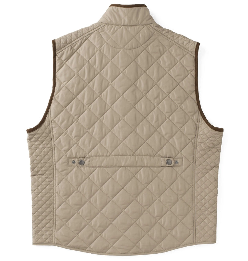 Madison Creek Tan Greenville Diamond Quilted Nylon Vest