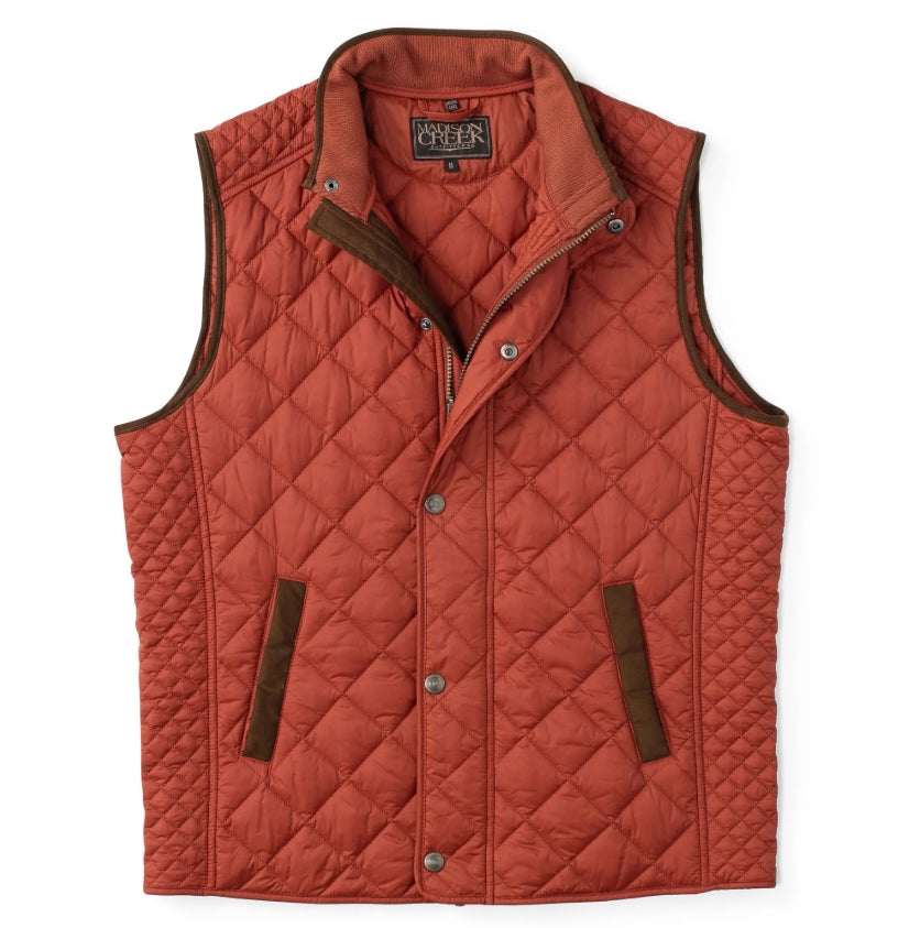 Madison Creek Harvest Greenville Diamond Quilted Nylon Vest