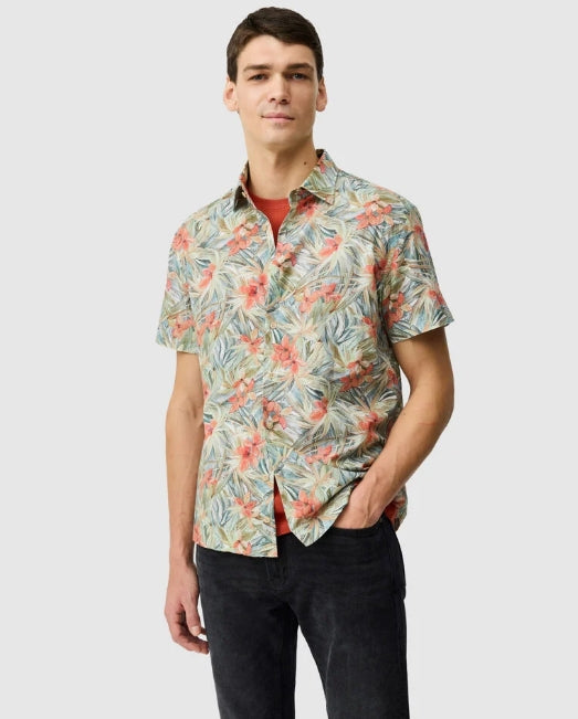 Rodd and Gunn Riverina Botanical Short Sleeve Shirt