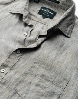 Rodd and Gunn Coromandel Sports Fit Long Sleeve Linen Shirt