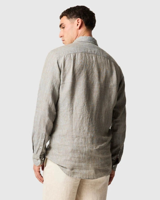 Rodd and Gunn Coromandel Sports Fit Long Sleeve Linen Shirt