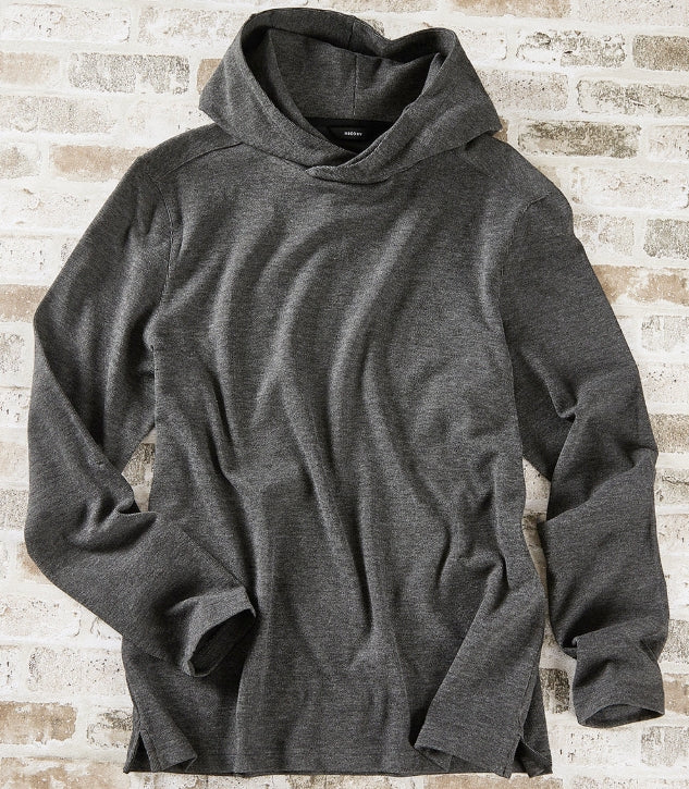 Nicoby Melange Grey Pullover Hoodie
