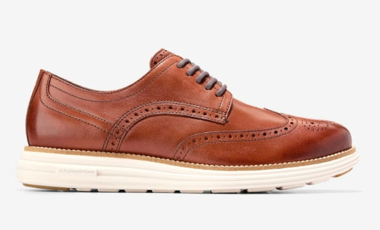 Cole Haan Men's ØriginalGrand Remastered Woodbury/Ivory Wingtip Oxfords