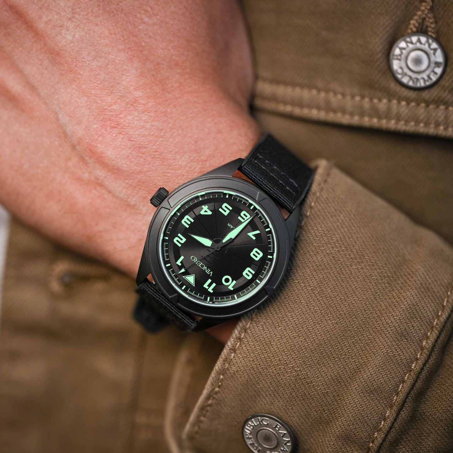 Vincero The Stratos Titanium - Dark Matter Watch