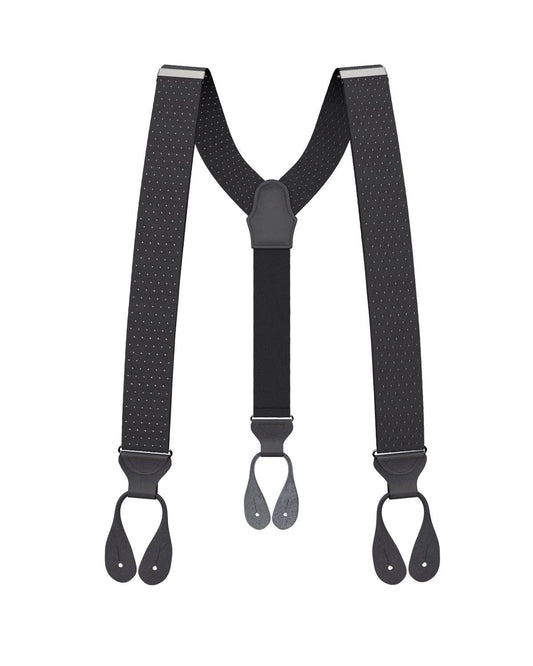 Jackson Dot Black Suspenders
