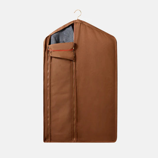 Arterton Luxury Garment Bag-Chocolate Brown