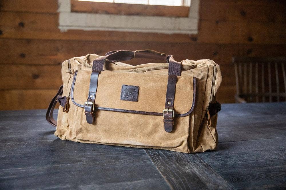 Kodiak Leather 25L Denali Duffel