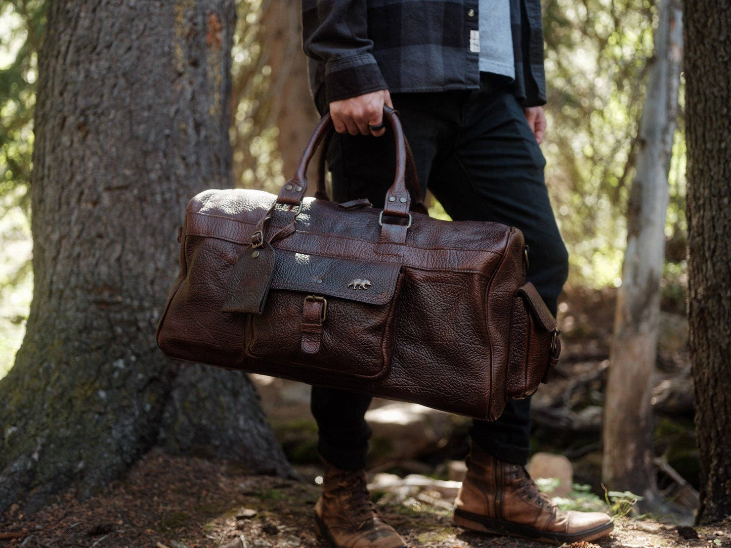 Kodiak Leather 60L Chugach Duffel