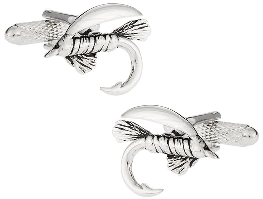 Fly Fishing Cufflinks for Fisherman