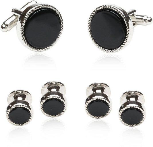 Conservative Formal Set of Cufflink Studs