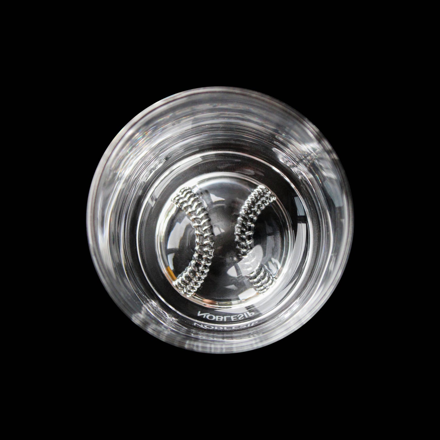 NOBLESIP Whiskey Glasses Baseball Gift Box Set