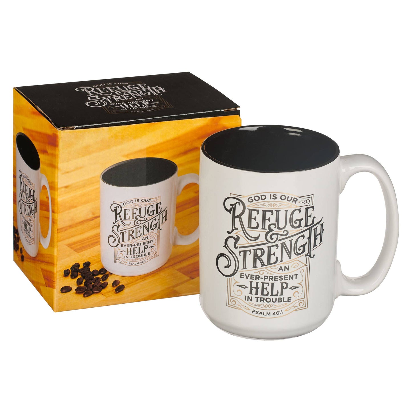Coffee Mug Refuge & Strength Ps. 46:1