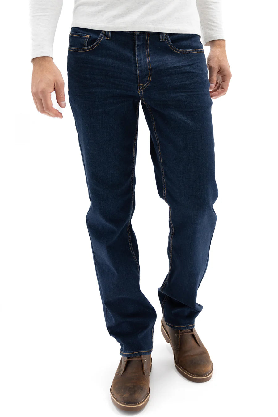 Devil Dog Mount Jefferson Slim Straight Dark Wash Jean