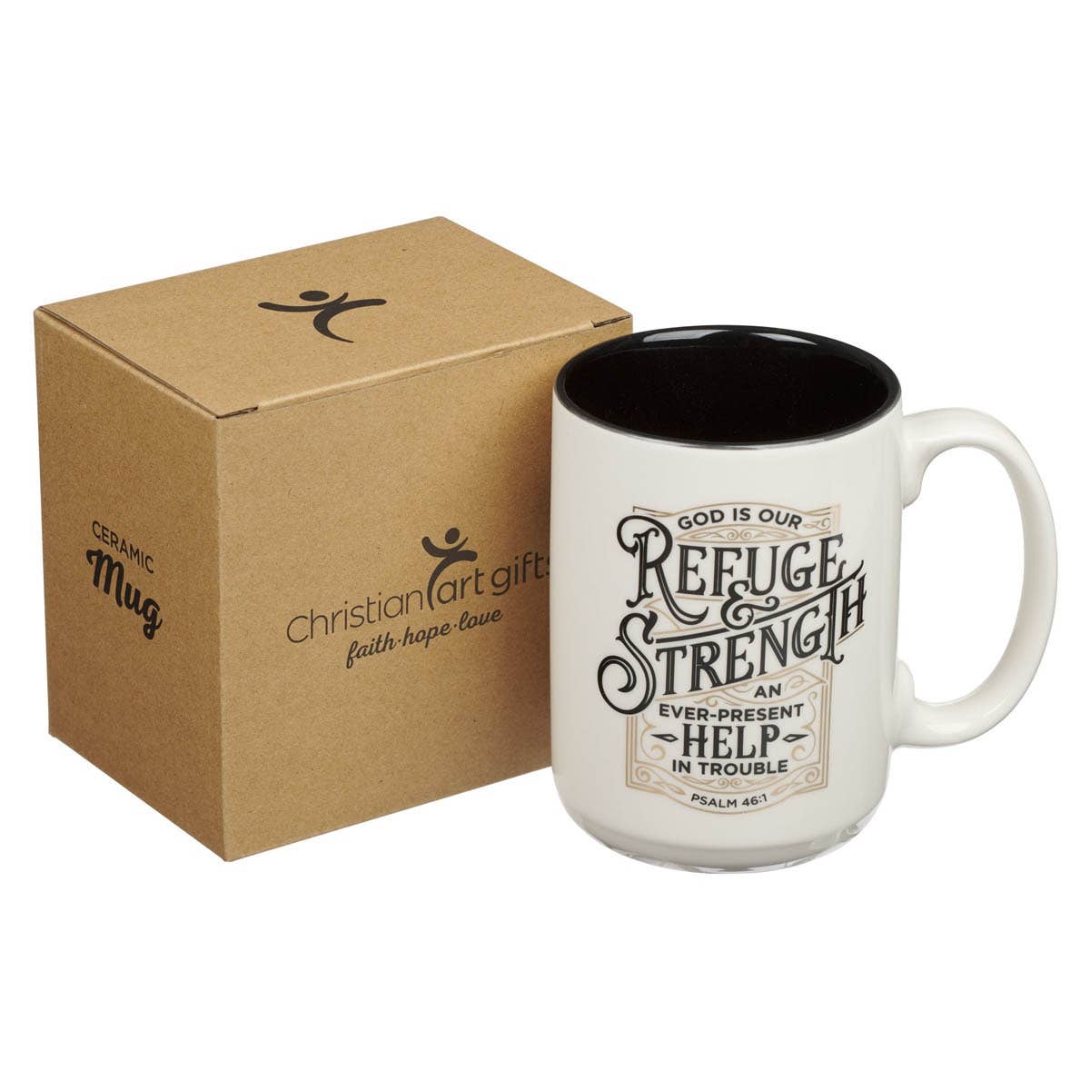 Coffee Mug Refuge & Strength Ps. 46:1