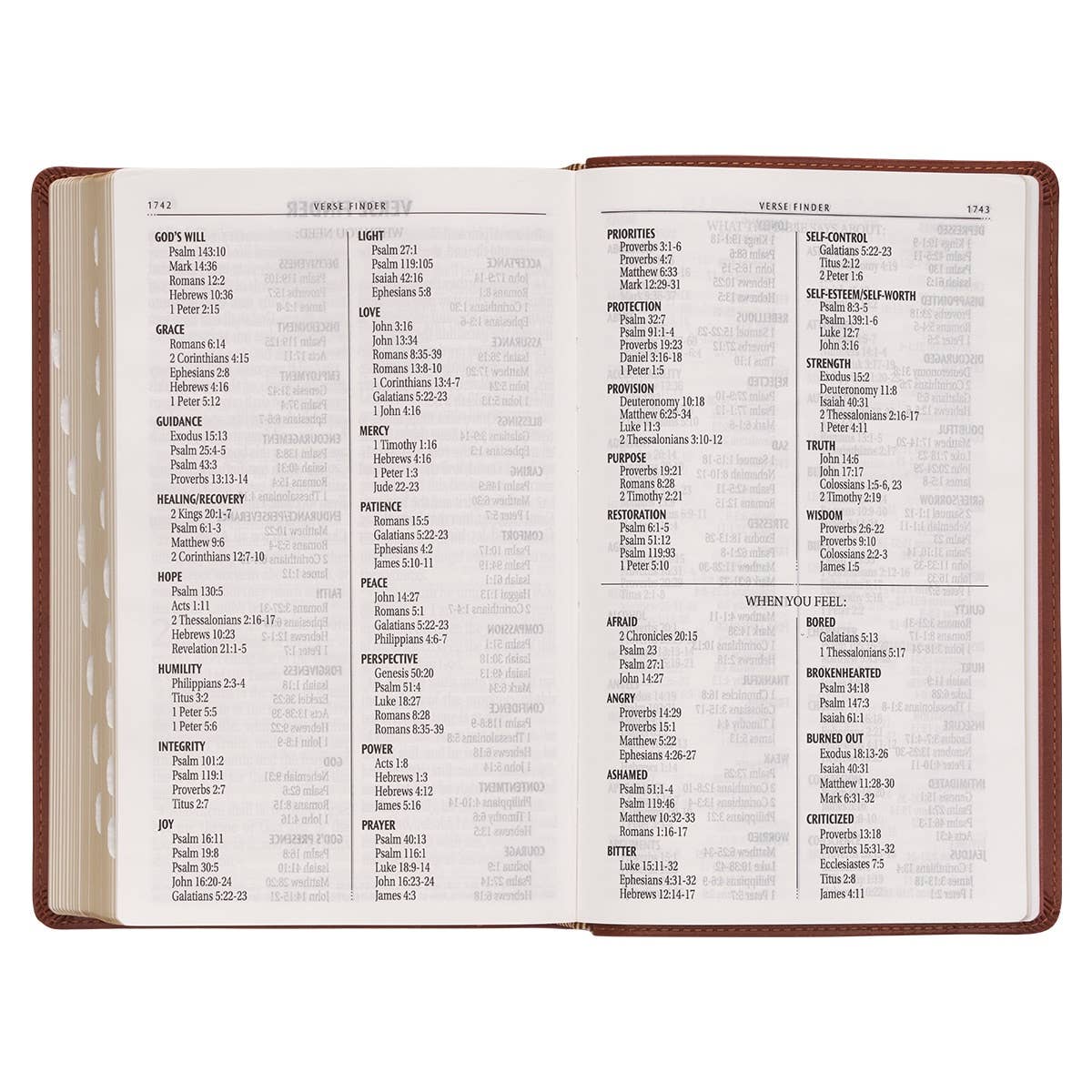 KJV Bible Giant Print Standard-size Faux Leather, Saddle Tan Book
