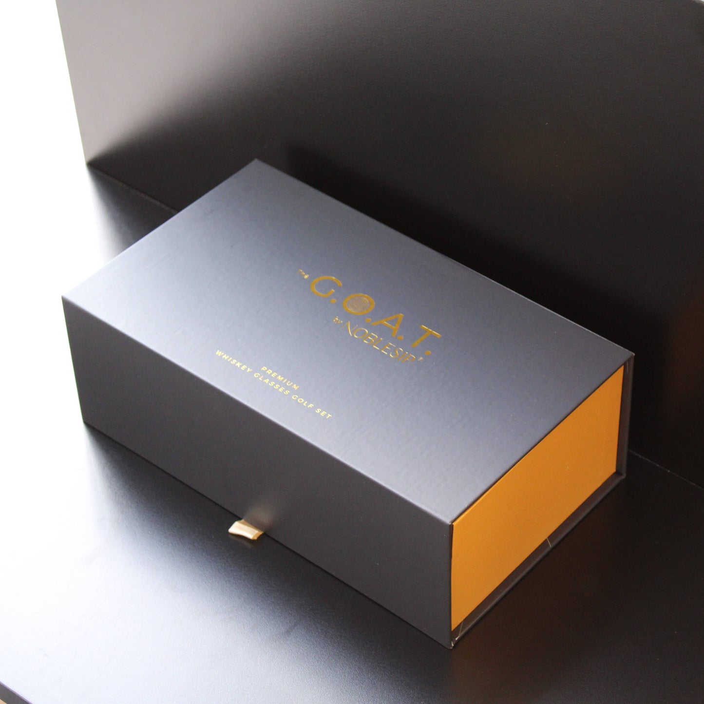 NOBLESIP Whiskey Glasses Golf Gift Box Set