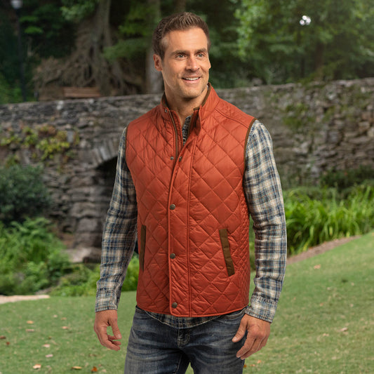 Madison Creek Harvest Greenville Diamond Quilted Nylon Vest