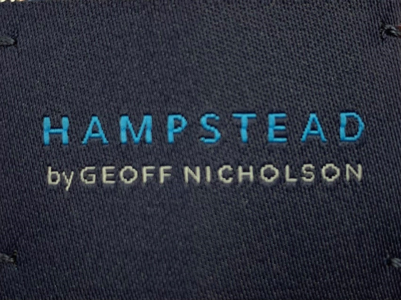 Geoff Nicholson Hamstead Collection Tie Made in Italy Taupe and Blue Floral
